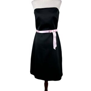 Laundry by Shelli Segal Black Strapless Dress